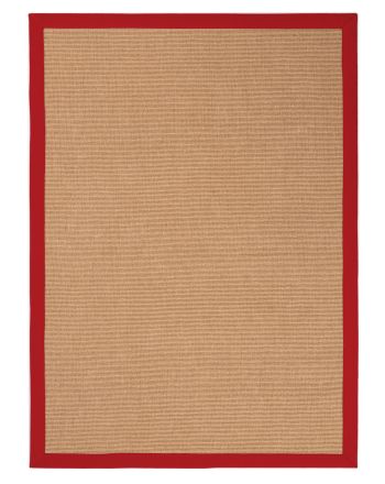 Tappeto Sisal Rosso